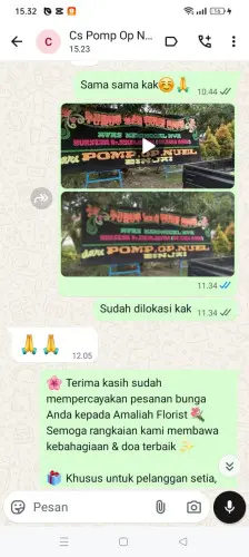Testimonial Papan Bunga indramayu